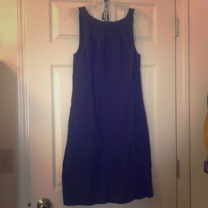 Anne Taylor Loft Navy Blue dress